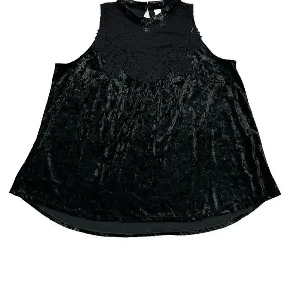 No Boundaries Goth Witchy Sleeveless Lace Plus Size XXL Top - Picture 5 of 5